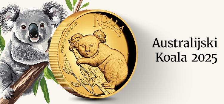zobacz monetę z wizerunkiem australijskiego koali