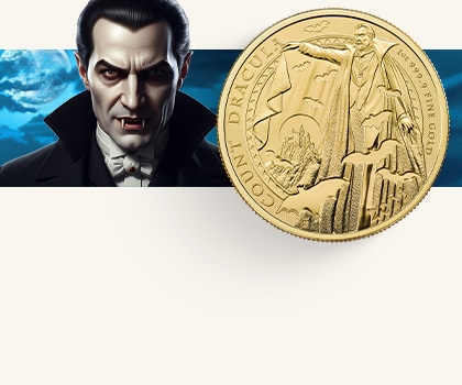 Moneta z wizerunkiem Hrabiego Draculi