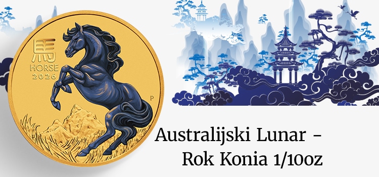 Moneta z wizerunkiem konia - Australijski Lunar